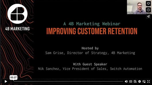 4B-Marketing Improving Customer Retention Video On Demand