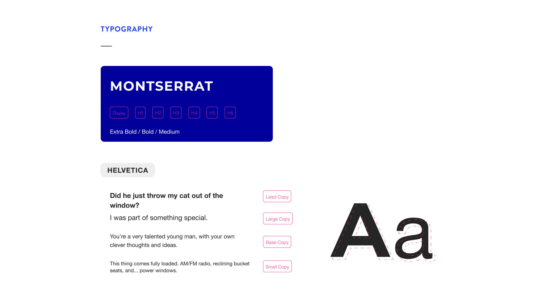 Portfolio: 4B Marketing - DORN - Typography