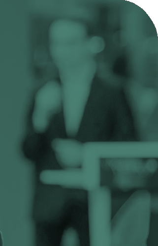 Blurred executive figure representing CEOs and founders seeking strategic business guidance.